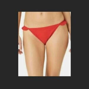 CALIFORNIA WAVES Swim Ruffle Side Hipster Bikini Size XLarge